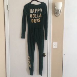 PINK ONESIE WITH BACK OPENING